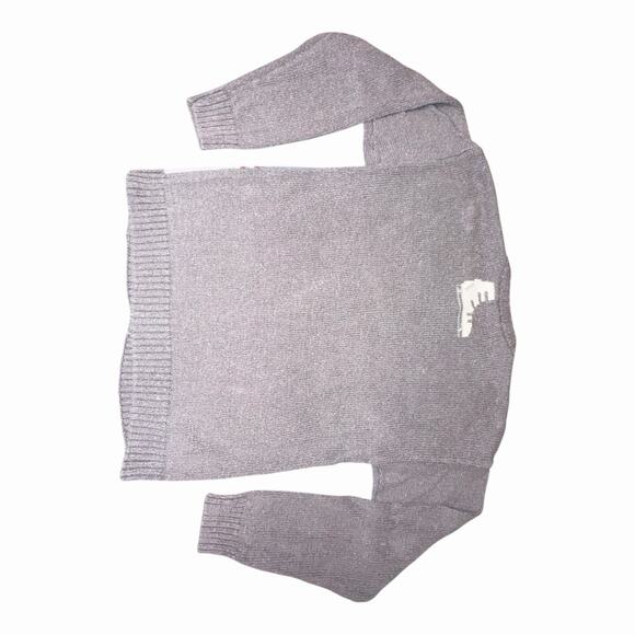 Rare Vintage Northern Reflections Winter Cardigan Sweater Polar Bear Skater L - Picture 2 of 16